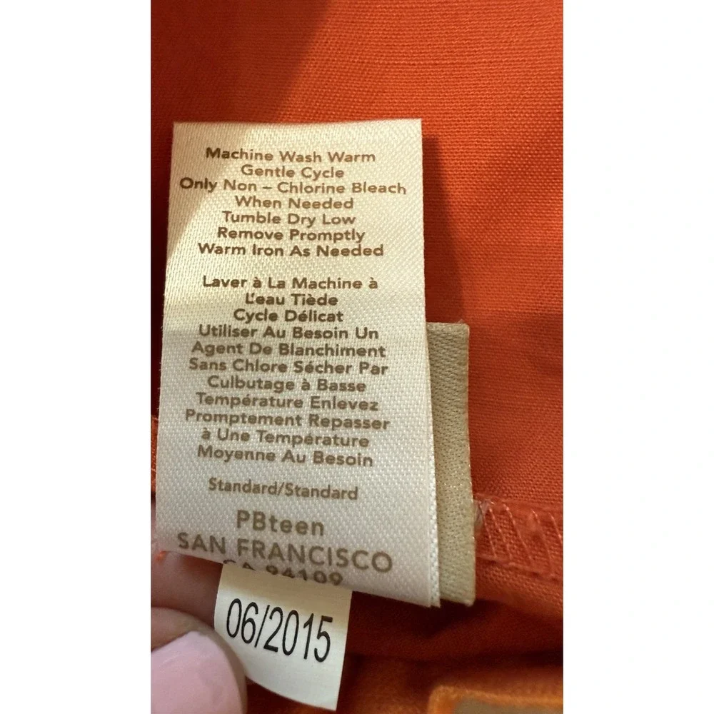 PB Teen Sham MLB Giants San Francisco Baseball Standard‎ Pillow Orange 20x26 NEW